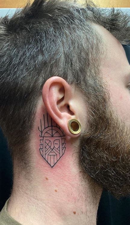 guy tattoo behind ear|185 Trendy Behind the Ear Tattoos and Ideas